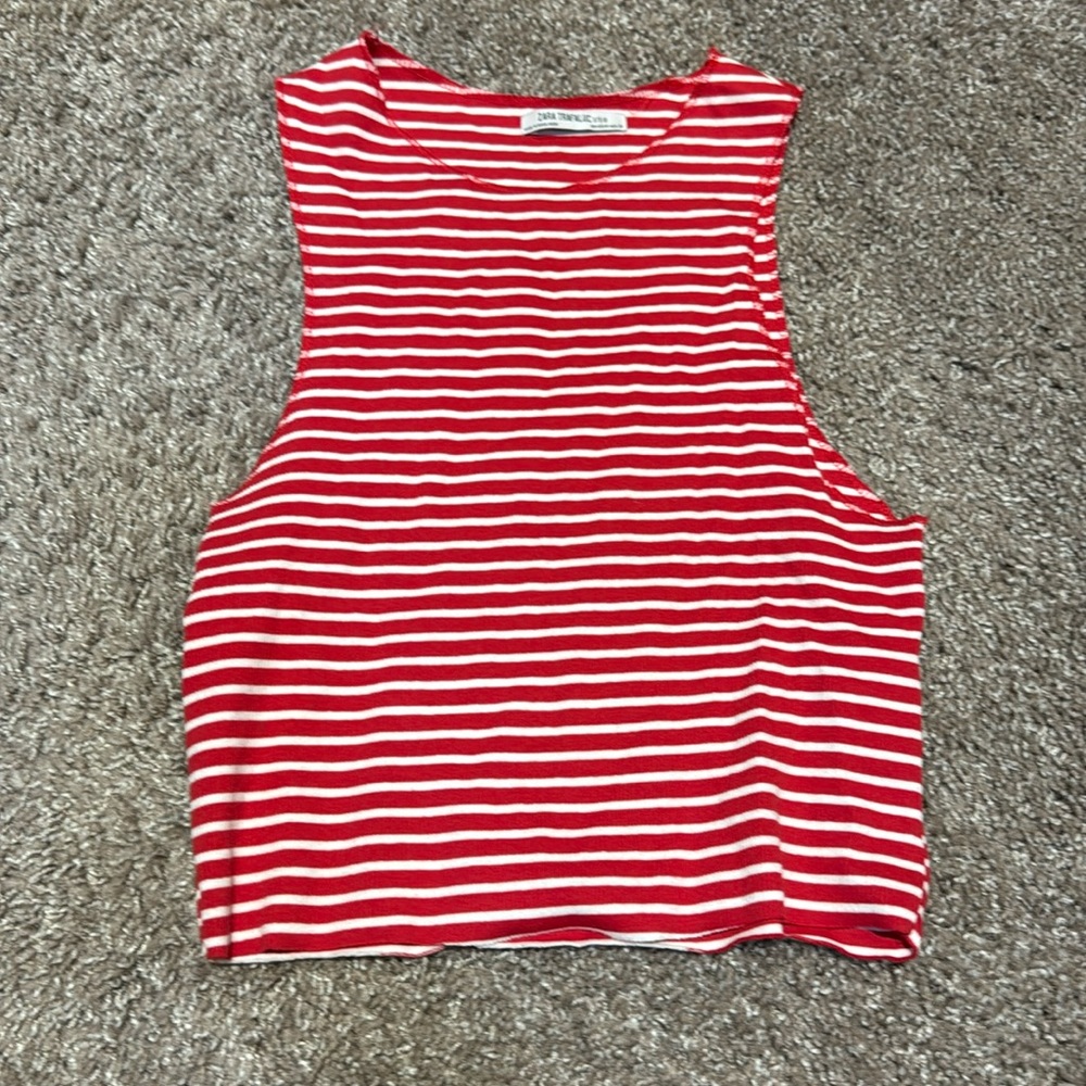 Zara Stripped Crop top tank